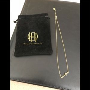 House of Harlow 1960 Side Cross - Gold